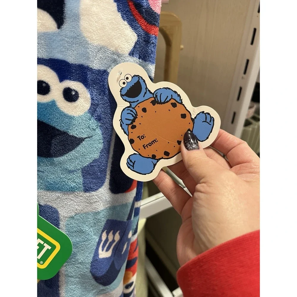 Hanukkah Sesame Street Blanket Elmo Cookie Monster 50